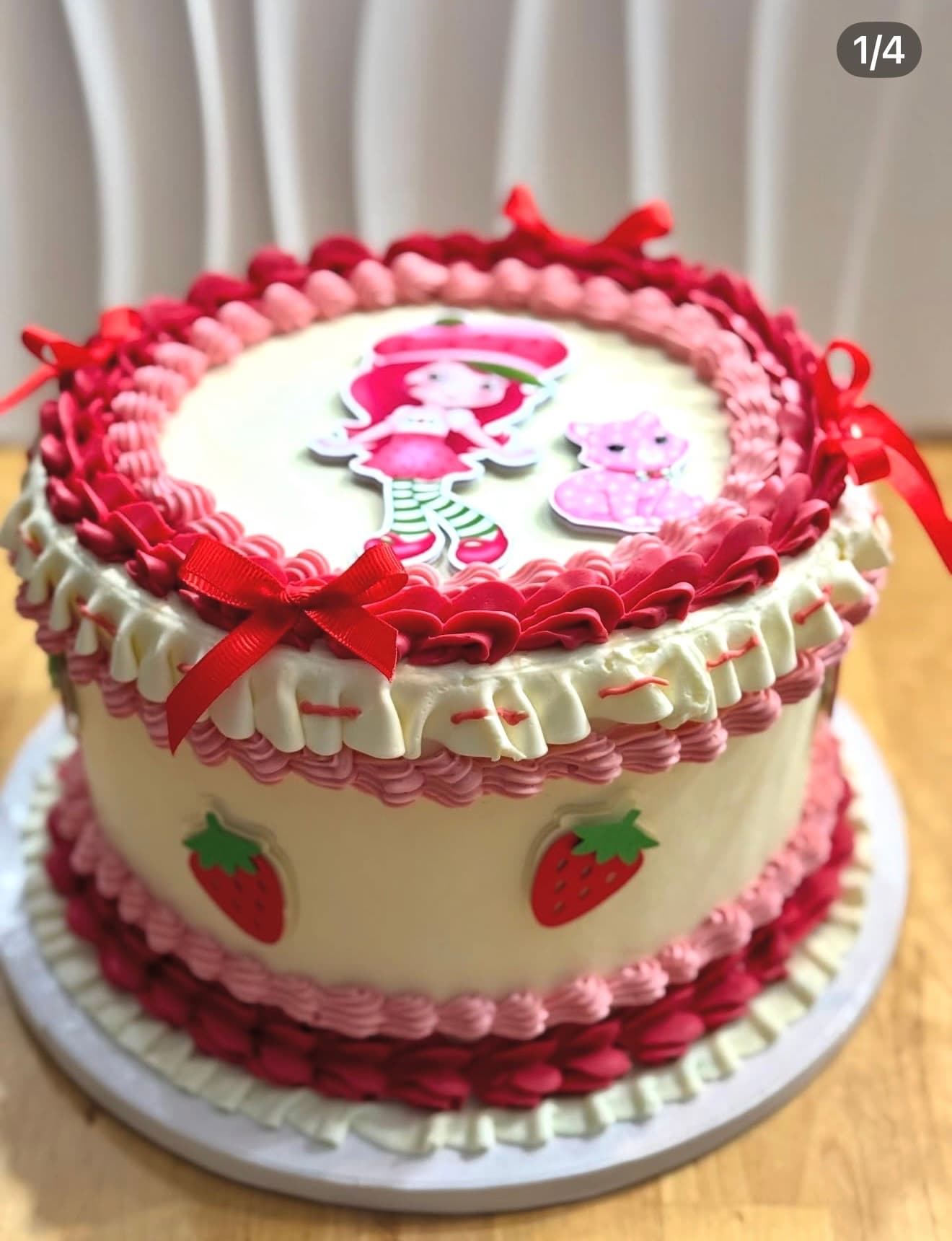 Moranguinho — bolo de aniversário por Fran Benetati, Santa Maria da Feira
